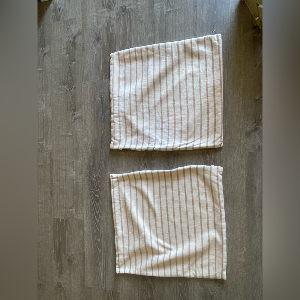 Striped Pillow Covers - Picture 3 of 3